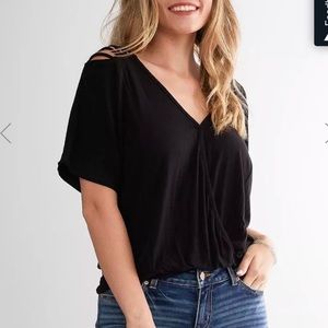 Daytrip Strappy Black Top